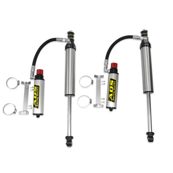 ADS Direct Fit 2.5" Adjustable Reservoir Race Shocks - Rear 2007-2021 Toyota Tundra 2WD/4WD - 2.5 in. Shock - 0-3 in. Lift - Piggyback Reservoir - Compression Adjuster