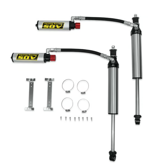 ADS Direct Fit 2.5" Adjustable Reservoir Race Shocks - Rear 2005-2023 Toyota Tacoma 4WD - 2.5 in. Shock - 9.5 in. Stroke - Remote Reservoir - Compression Adjuster