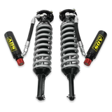 ADS Direct Fit 2.5" Adjustable Reservoir Race Coilovers - Black - Front 2005-2023 Toyota Tacoma 4WD - 2.5 in. Shock - Remote Reservoir - Black Cerakote (650 lb/in Spring Rate)